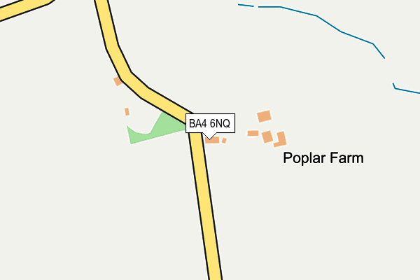 BA4 6NQ map - OS OpenMap – Local (Ordnance Survey)