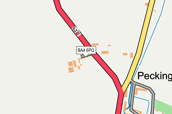 BA4 6PQ map - OS OpenMap – Local (Ordnance Survey)