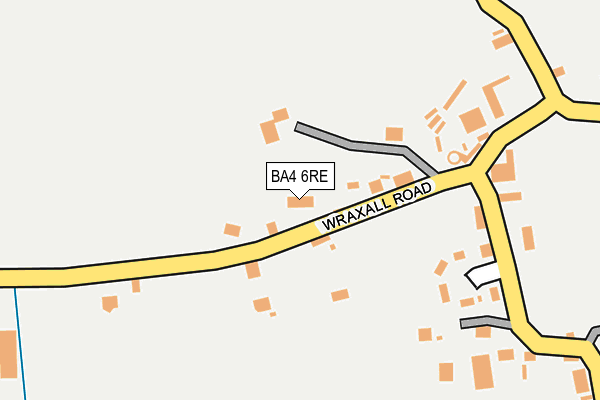 BA4 6RE map - OS OpenMap – Local (Ordnance Survey)