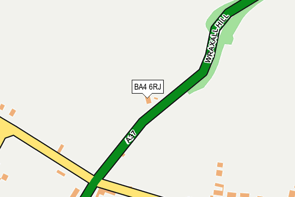 BA4 6RJ map - OS OpenMap – Local (Ordnance Survey)