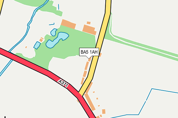 BA5 1AH map - OS OpenMap – Local (Ordnance Survey)