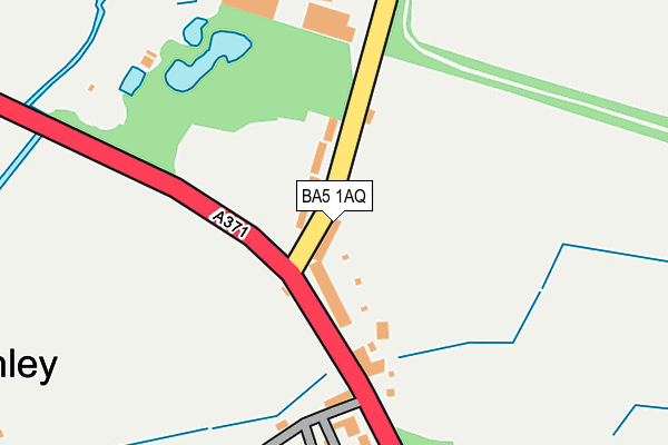 BA5 1AQ map - OS OpenMap – Local (Ordnance Survey)