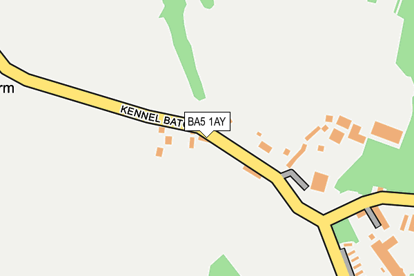 BA5 1AY map - OS OpenMap – Local (Ordnance Survey)