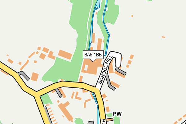 BA5 1BB map - OS OpenMap – Local (Ordnance Survey)