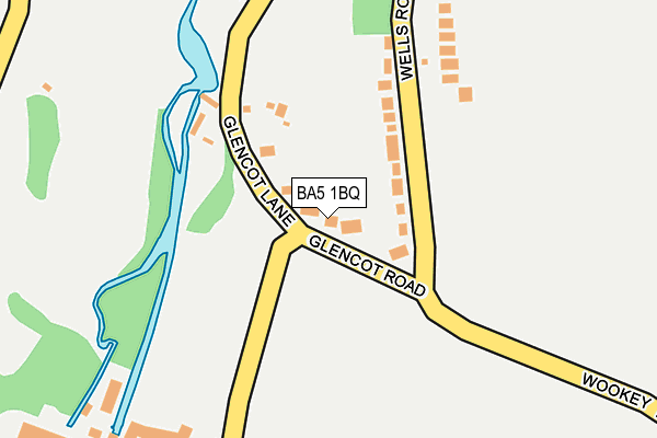 BA5 1BQ map - OS OpenMap – Local (Ordnance Survey)