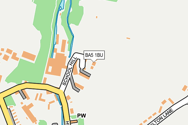 BA5 1BU map - OS OpenMap – Local (Ordnance Survey)