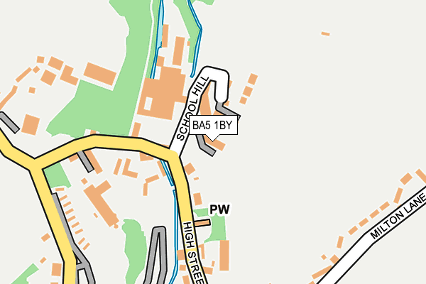 BA5 1BY map - OS OpenMap – Local (Ordnance Survey)