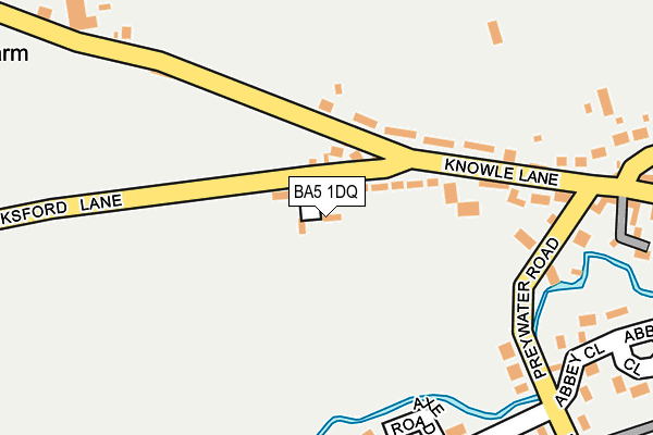 BA5 1DQ map - OS OpenMap – Local (Ordnance Survey)