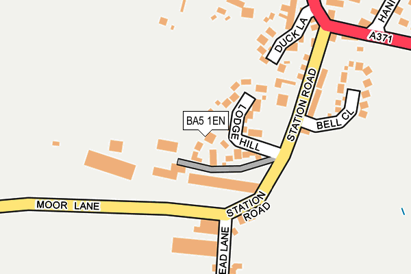 BA5 1EN map - OS OpenMap – Local (Ordnance Survey)