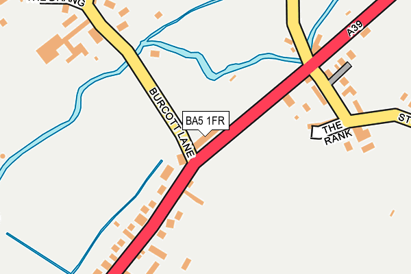 BA5 1FR map - OS OpenMap – Local (Ordnance Survey)