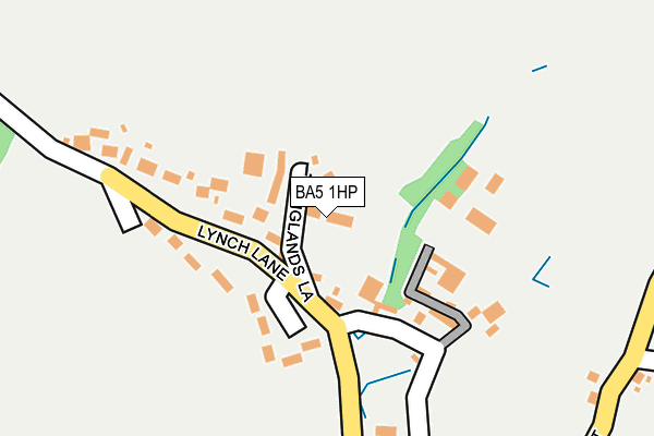 BA5 1HP map - OS OpenMap – Local (Ordnance Survey)