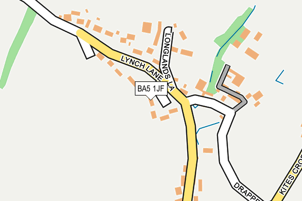 BA5 1JF map - OS OpenMap – Local (Ordnance Survey)