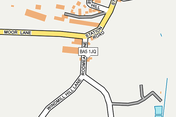 BA5 1JQ map - OS OpenMap – Local (Ordnance Survey)