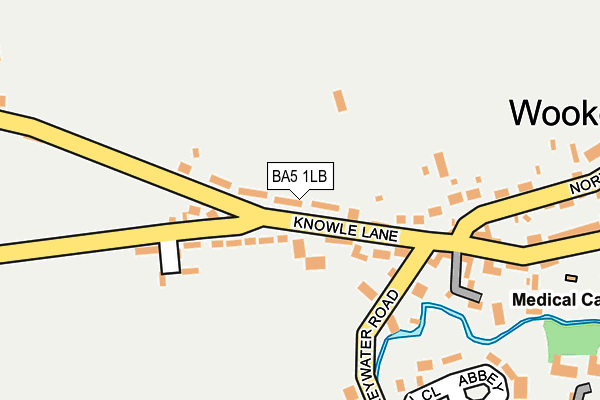 BA5 1LB map - OS OpenMap – Local (Ordnance Survey)