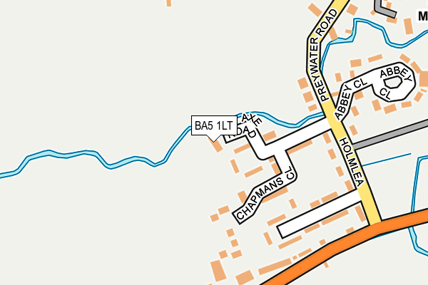 BA5 1LT map - OS OpenMap – Local (Ordnance Survey)