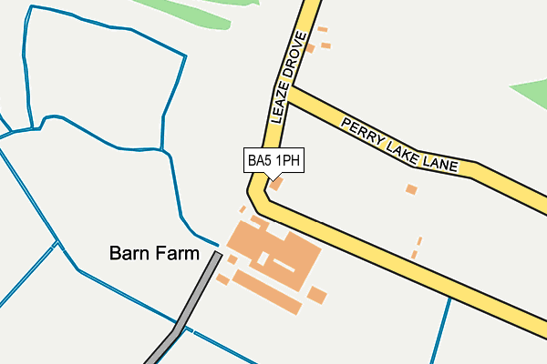 BA5 1PH map - OS OpenMap – Local (Ordnance Survey)