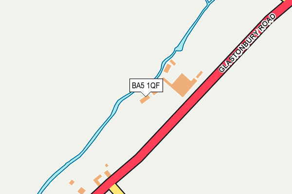 BA5 1QF map - OS OpenMap – Local (Ordnance Survey)