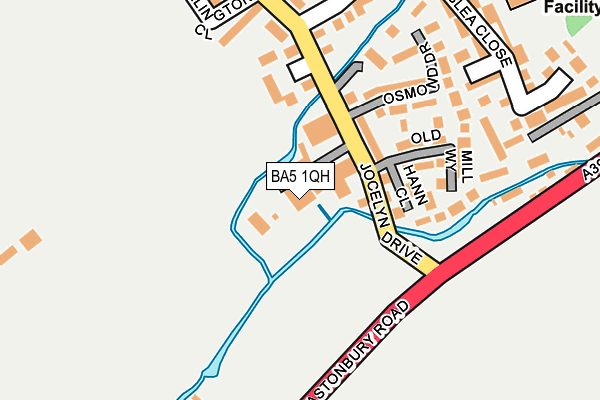 BA5 1QH map - OS OpenMap – Local (Ordnance Survey)
