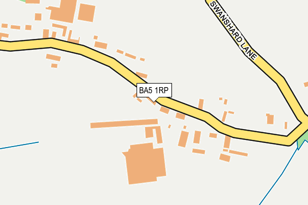 BA5 1RP map - OS OpenMap – Local (Ordnance Survey)