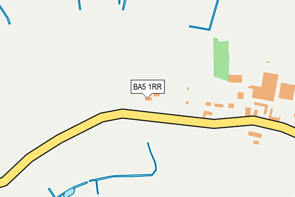 BA5 1RR map - OS OpenMap – Local (Ordnance Survey)