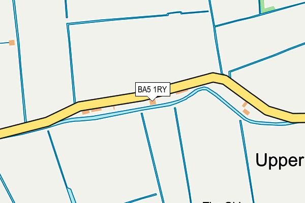 BA5 1RY map - OS OpenMap – Local (Ordnance Survey)