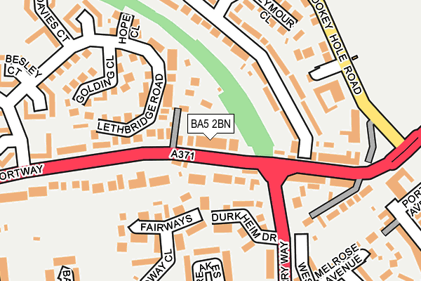 BA5 2BN map - OS OpenMap – Local (Ordnance Survey)