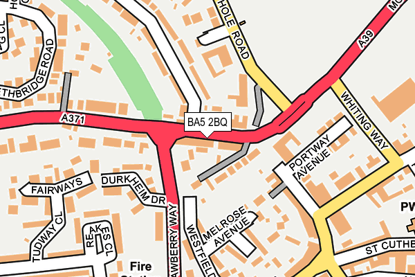 BA5 2BQ map - OS OpenMap – Local (Ordnance Survey)