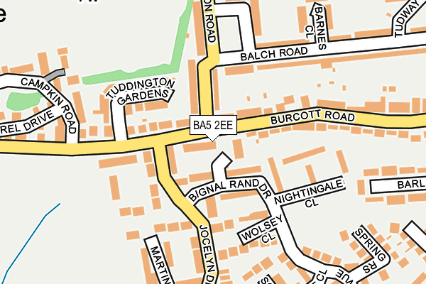 BA5 2EE map - OS OpenMap – Local (Ordnance Survey)