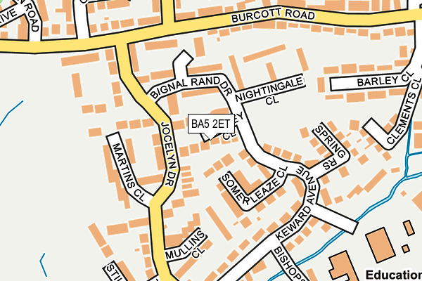 BA5 2ET map - OS OpenMap – Local (Ordnance Survey)