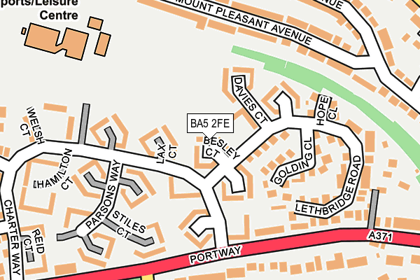 BA5 2FE map - OS OpenMap – Local (Ordnance Survey)