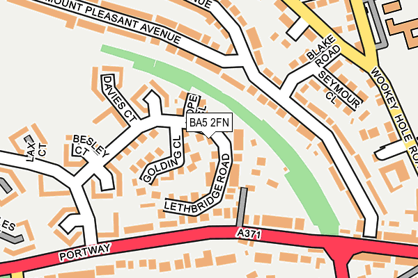 BA5 2FN map - OS OpenMap – Local (Ordnance Survey)