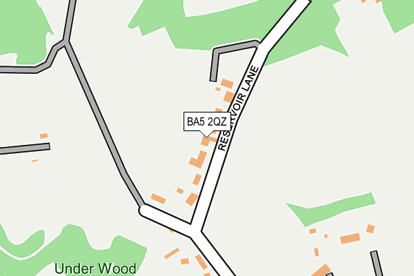 BA5 2QZ map - OS OpenMap – Local (Ordnance Survey)