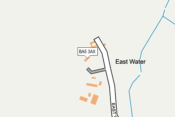 BA5 3AX map - OS OpenMap – Local (Ordnance Survey)