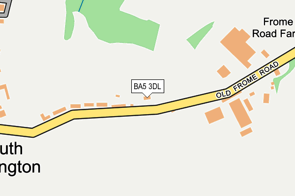 BA5 3DL map - OS OpenMap – Local (Ordnance Survey)