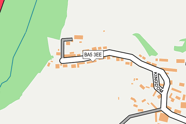 BA5 3EE map - OS OpenMap – Local (Ordnance Survey)