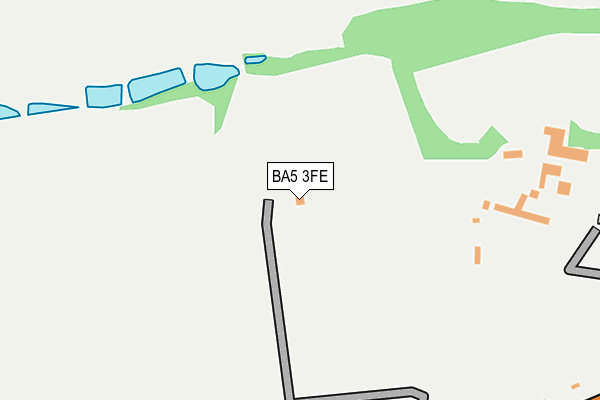 BA5 3FE map - OS OpenMap – Local (Ordnance Survey)