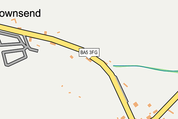 BA5 3FG map - OS OpenMap – Local (Ordnance Survey)