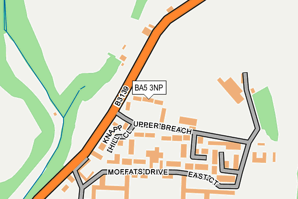 BA5 3NP map - OS OpenMap – Local (Ordnance Survey)