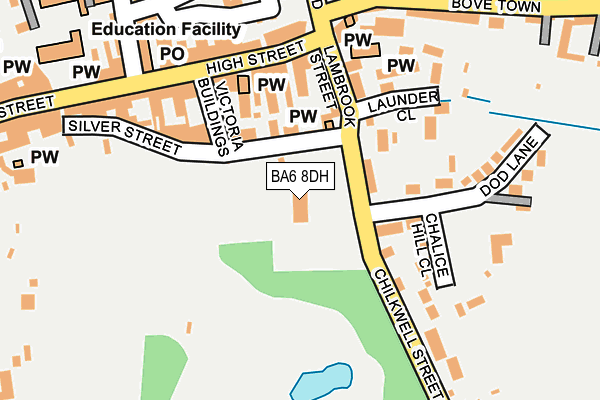 BA6 8DH map - OS OpenMap – Local (Ordnance Survey)
