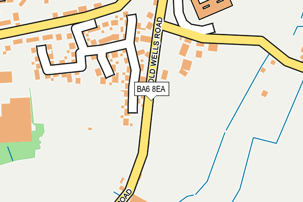 BA6 8EA map - OS OpenMap – Local (Ordnance Survey)