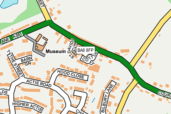 BA6 8FP map - OS OpenMap – Local (Ordnance Survey)