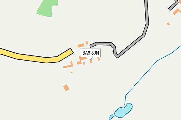 BA6 8JN map - OS OpenMap – Local (Ordnance Survey)