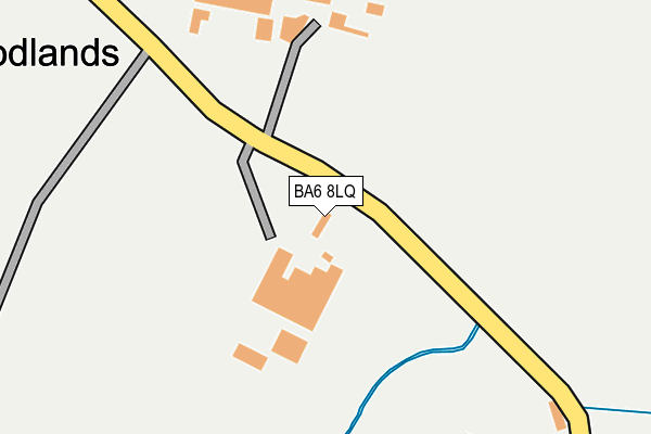 BA6 8LQ map - OS OpenMap – Local (Ordnance Survey)