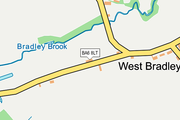 BA6 8LT map - OS OpenMap – Local (Ordnance Survey)