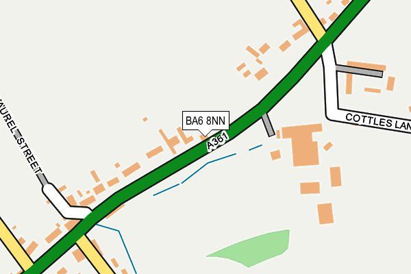 BA6 8NN map - OS OpenMap – Local (Ordnance Survey)