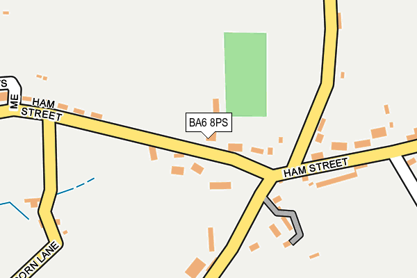 BA6 8PS map - OS OpenMap – Local (Ordnance Survey)