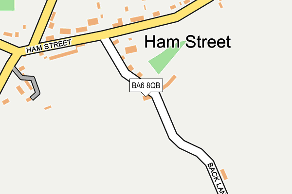 BA6 8QB map - OS OpenMap – Local (Ordnance Survey)