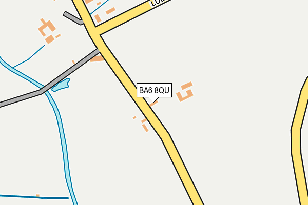 BA6 8QU map - OS OpenMap – Local (Ordnance Survey)