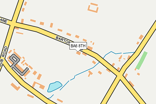 BA6 8TH map - OS OpenMap – Local (Ordnance Survey)
