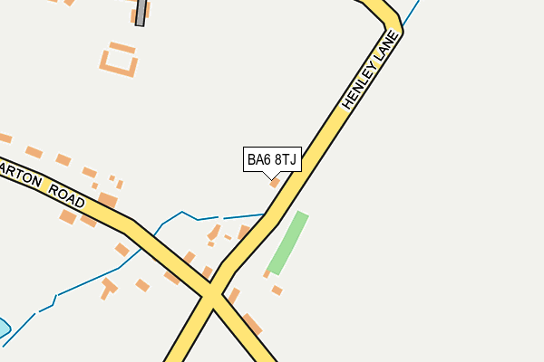 BA6 8TJ map - OS OpenMap – Local (Ordnance Survey)